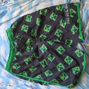 Minecraft Swimming Board shorts. Size 14/16